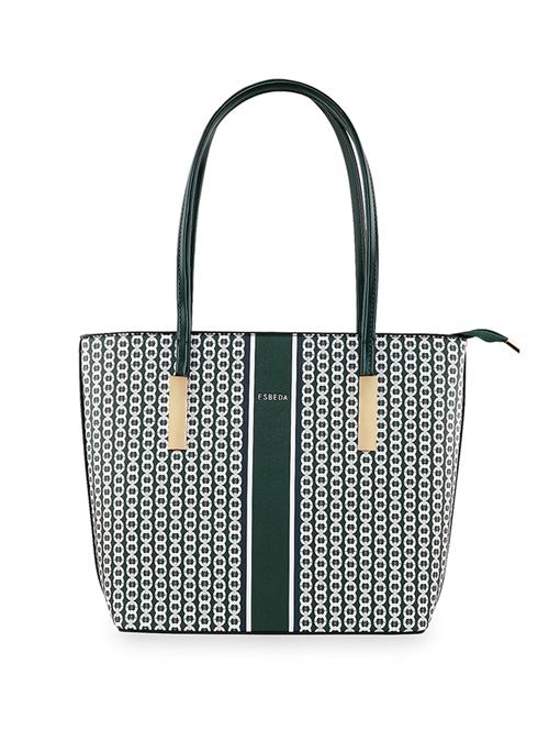green leatherette (pu) handbag - 18394510 -  Standard Image - 0