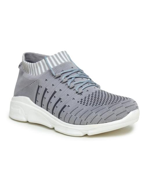 women grey lace-up sports shoe - 18394614 -  Standard Image - 0