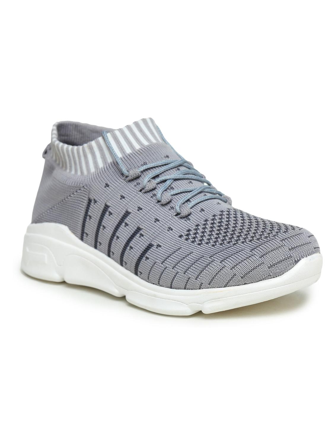 women grey lace-up sports shoe - 18394614 -  Zoom Image - 0