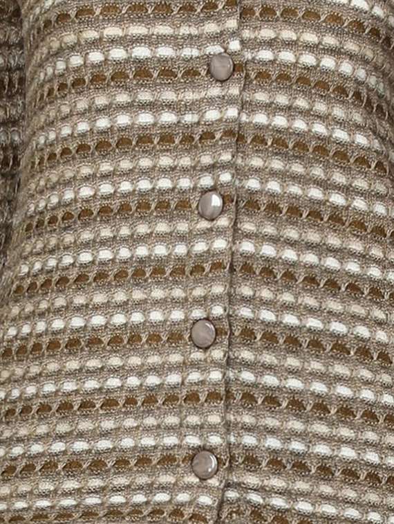 round neck printed cardigan - 18394672 -  Standard Image - 3