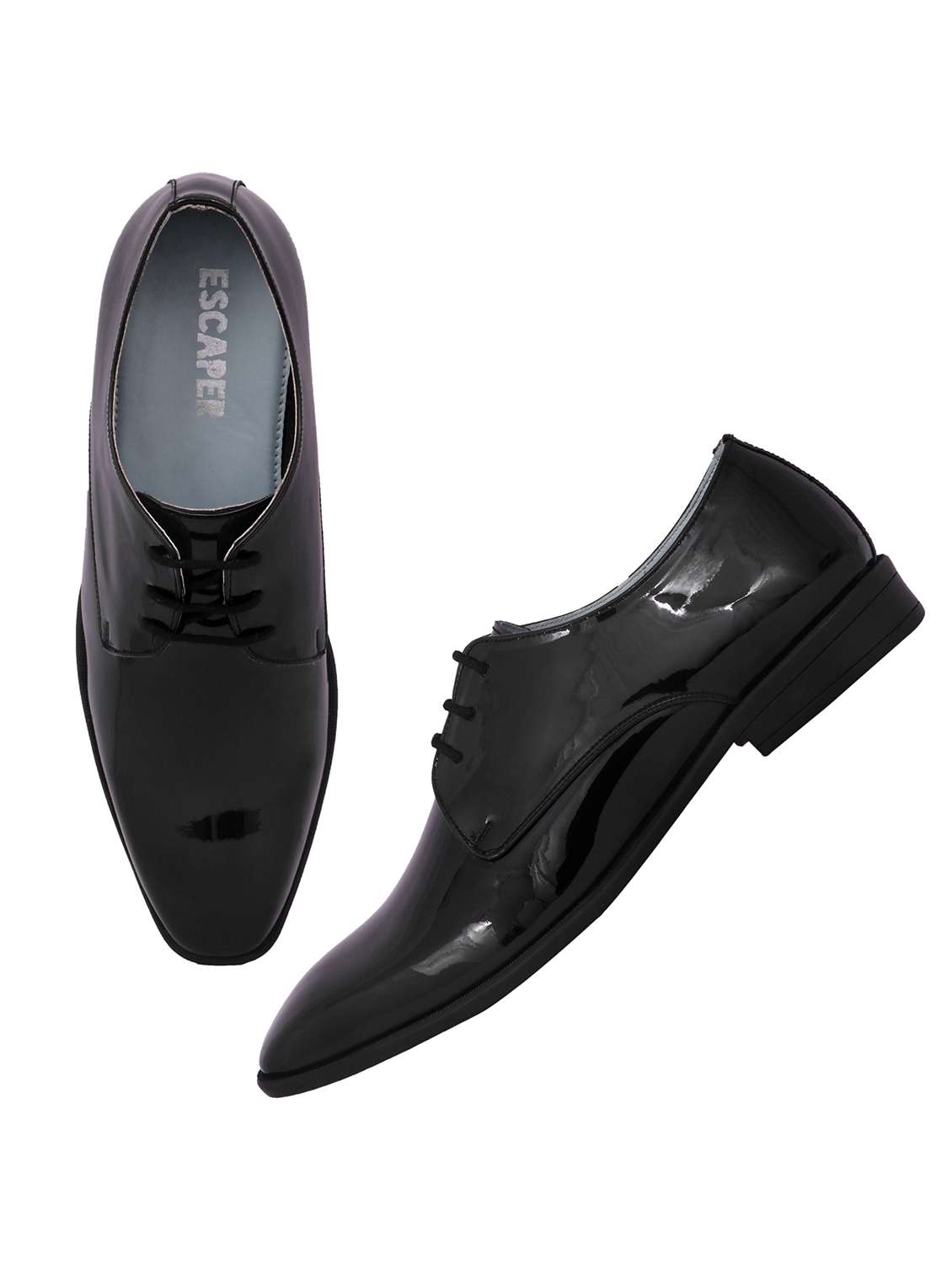 black lace-up derby shoes - 18395004 -  Standard Image - 3