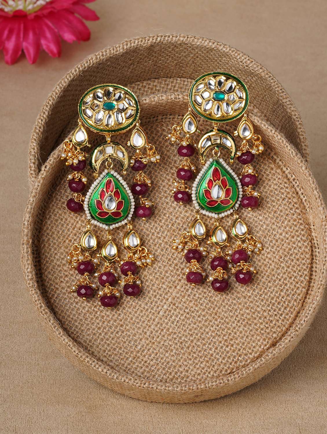 Buy online Gold Plated Drop Earring from fashion jewellery for