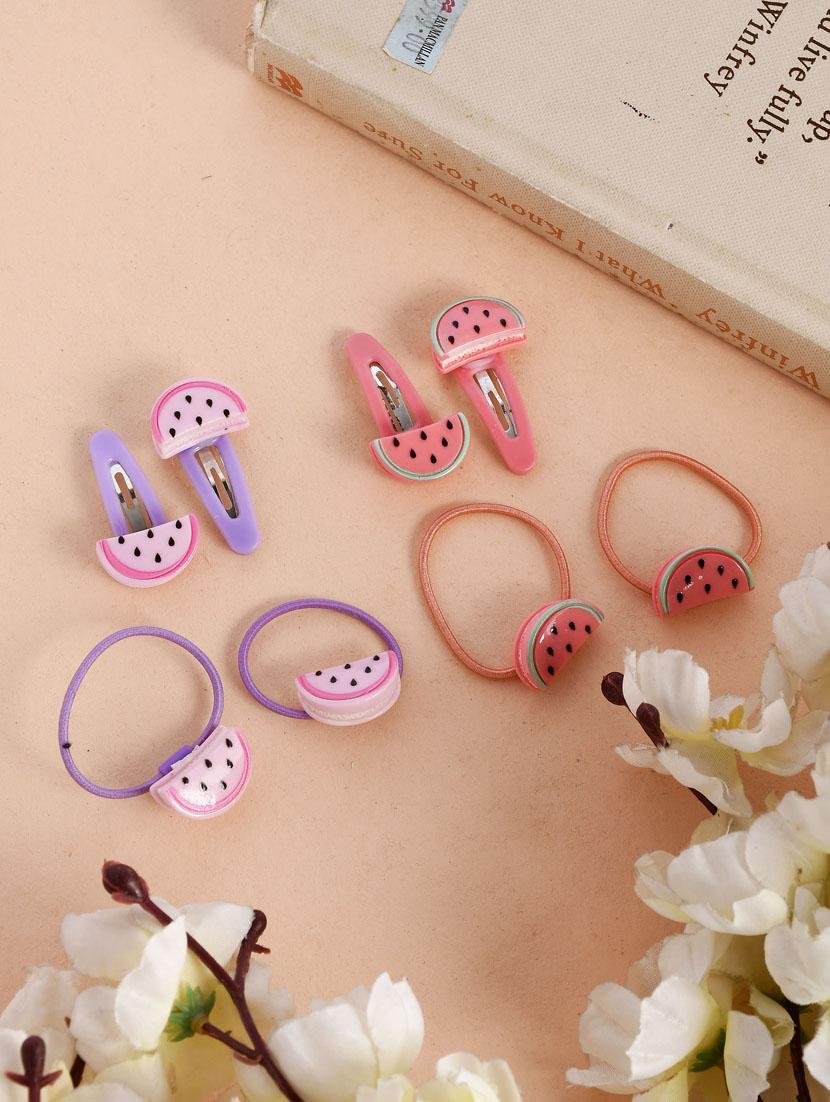 set of 8 watermelon hair accessory set - 18395678 -  Zoom Image - 0