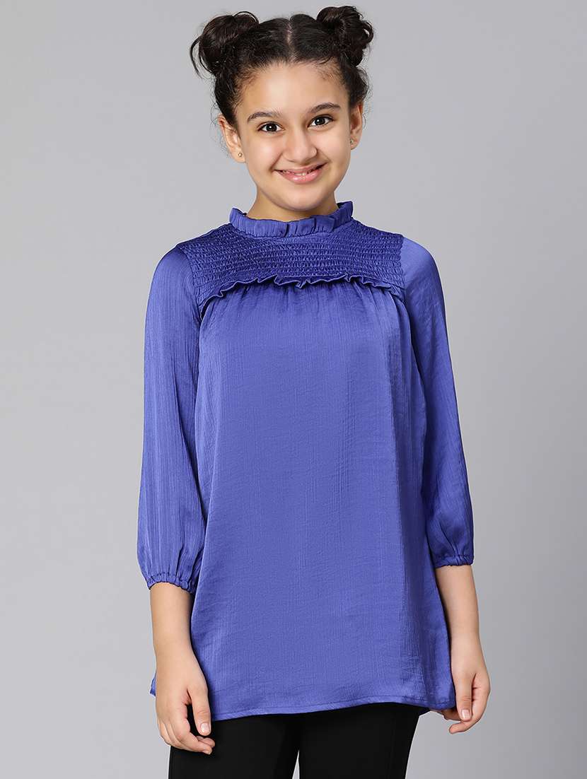 girls mock neck top - 18395694 - Zoom Image - 0