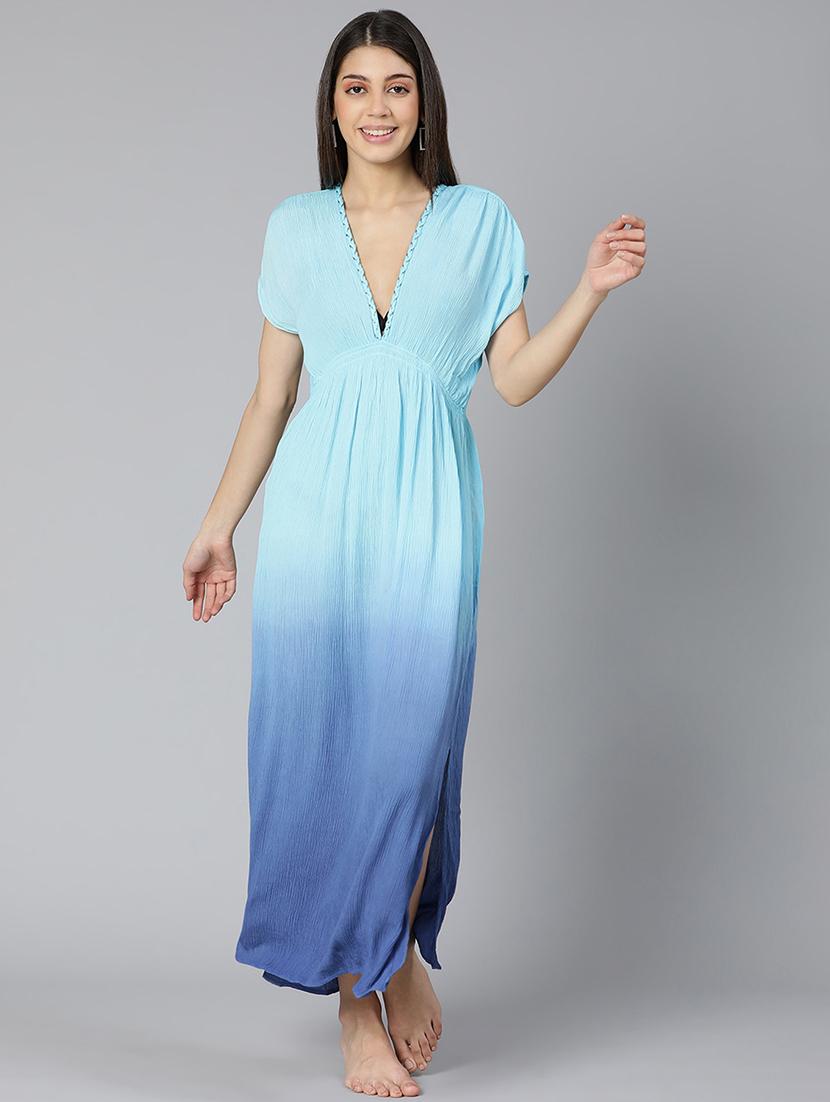 v-neck ombre coverup - 18395731 - Zoom Image - 0