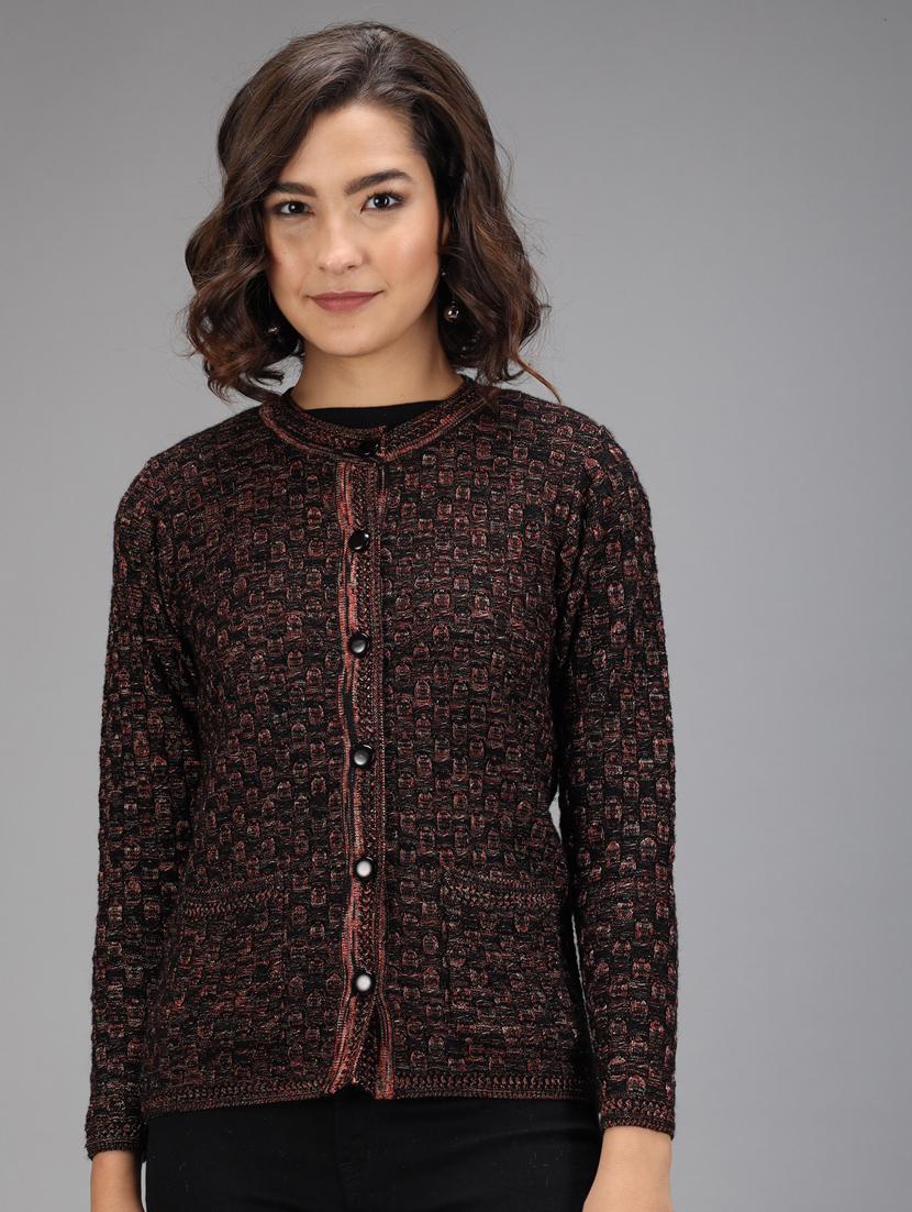 long sleeved solid cardigan - 18396110 - Zoom Image - 0