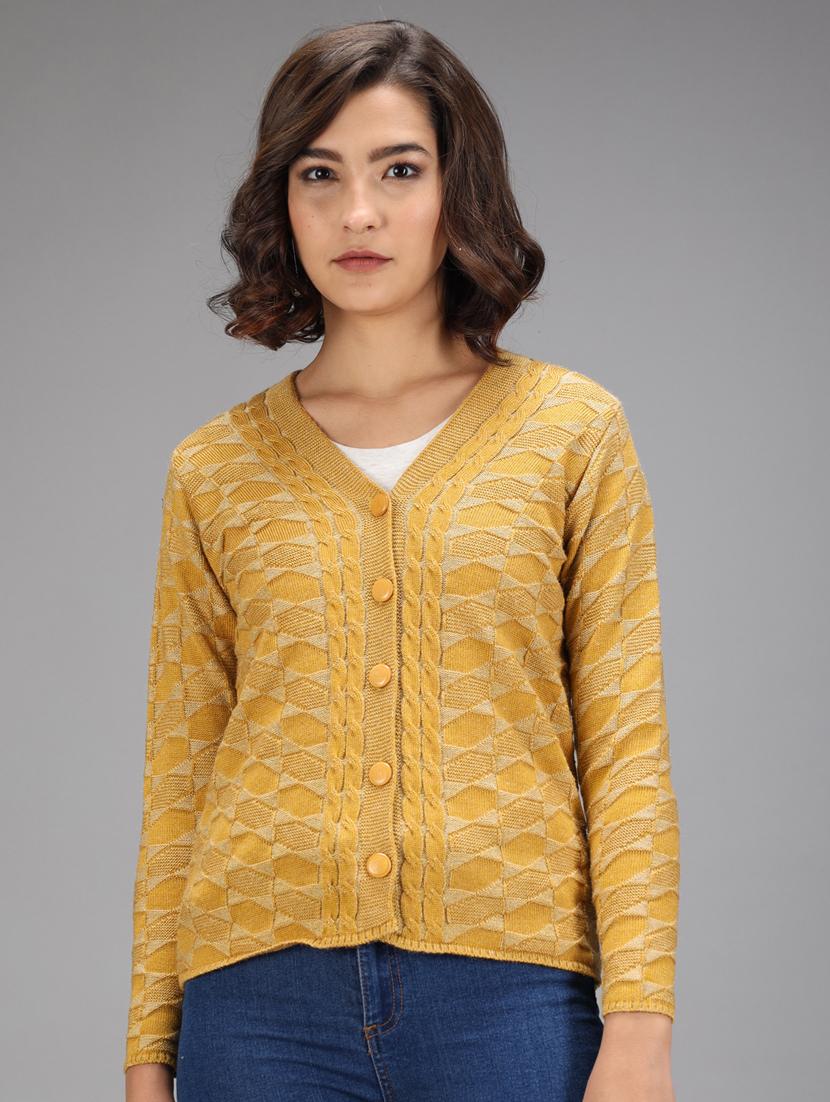 long sleeved printed cardigan - 18396120 - Zoom Image - 0