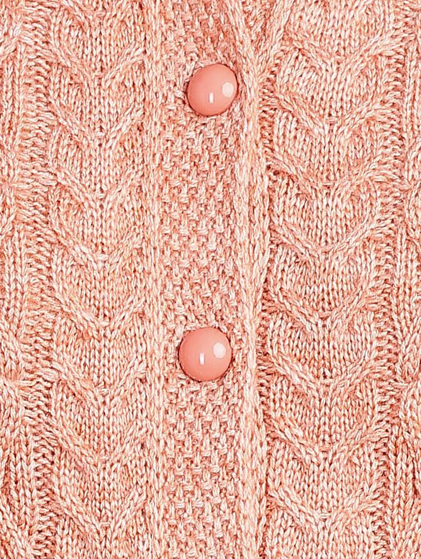 long sleeved solid cardigan - 18396139 - Standard Image - 3