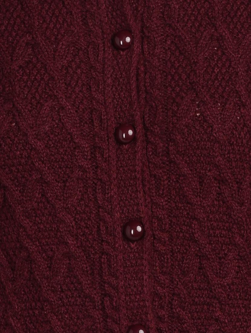 long sleeved solid cardigan - 18396147 - Standard Image - 3