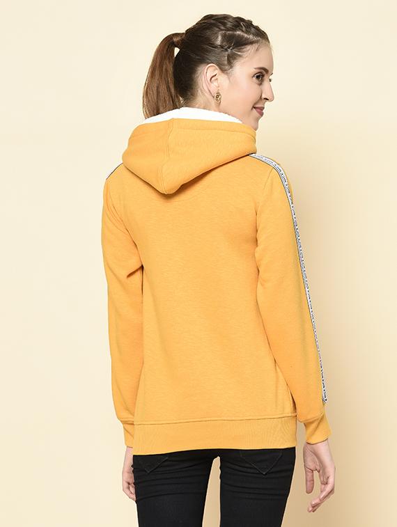 hooded neck printed sweatshirt - 18396187 - Standard Image - 3