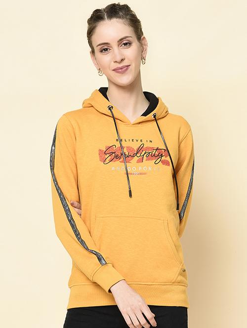 hooded neck printed sweatshirt - 18396190 -  Standard Image - 0
