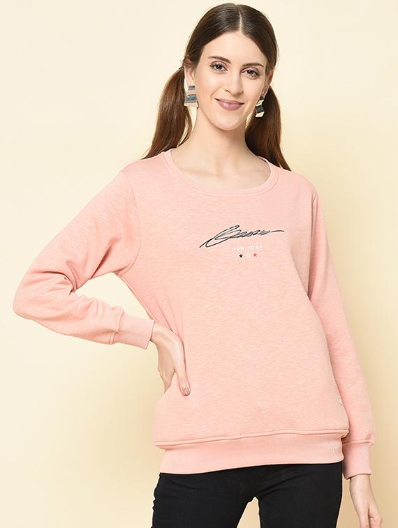 round neck printed sweatshirt - 18396191 -  Zoom Image - 0