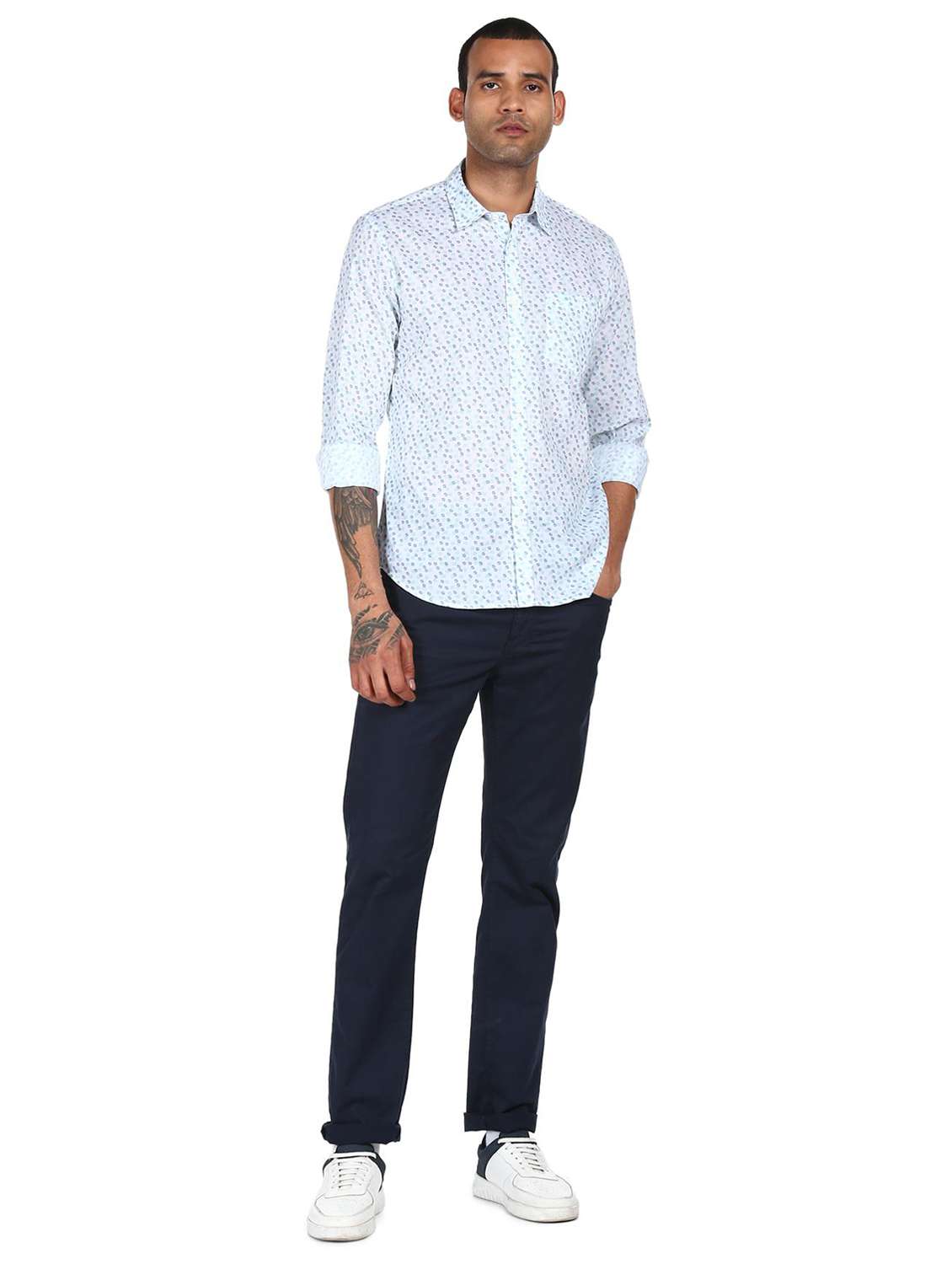 mens printed casual shirt - 18396370 -  Standard Image - 3