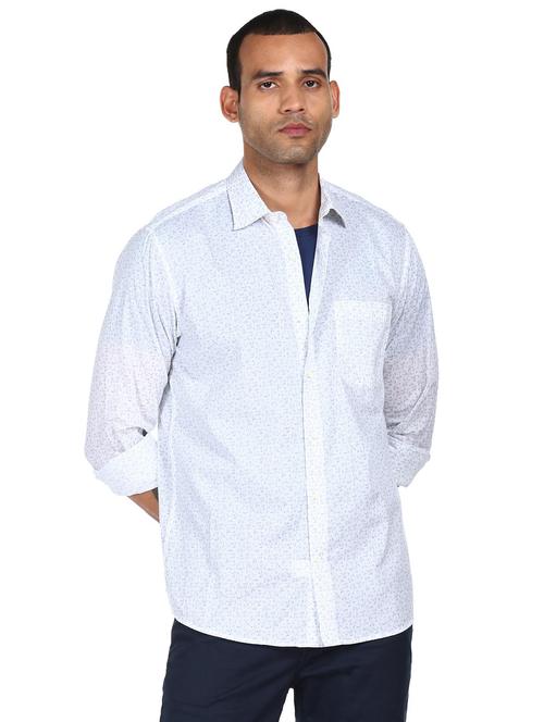 mens printed casual shirt - 18396375 - Standard Image - 0