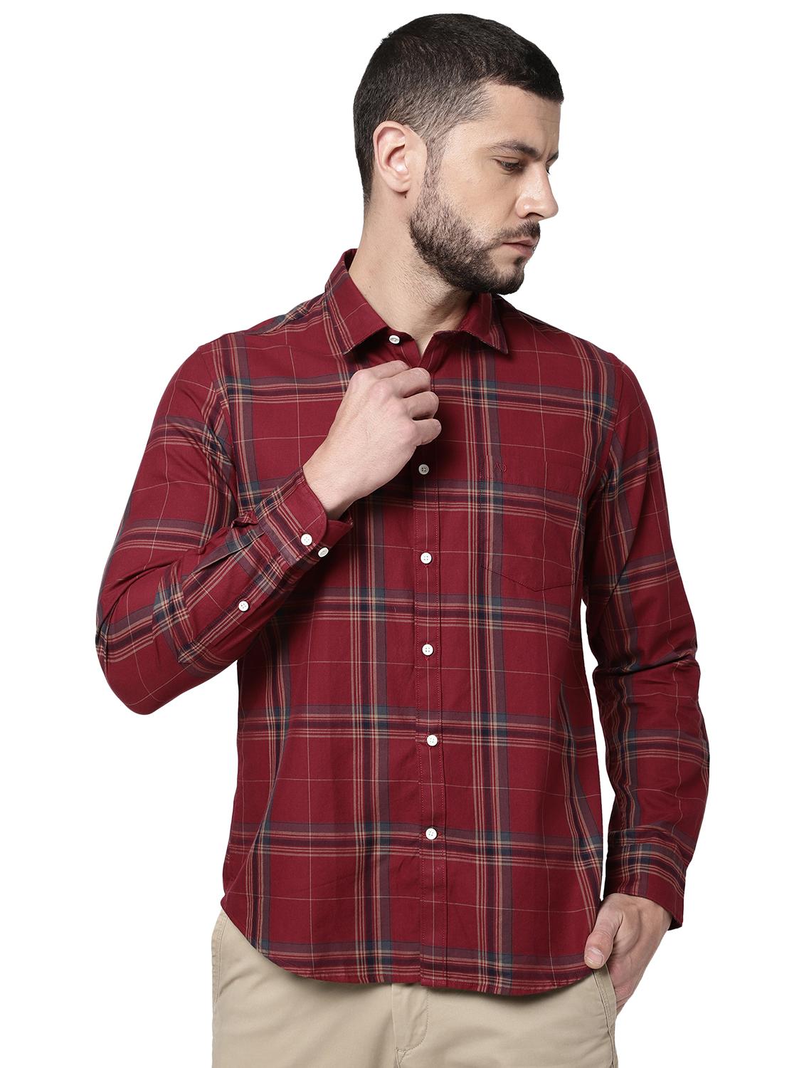 mens checks casual shirt - 18396380 - Zoom Image - 0