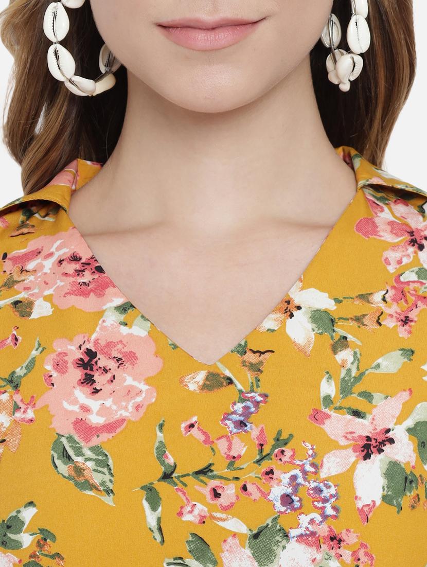 women's asymmetric floral dress - 18396442 - Standard Image - 5