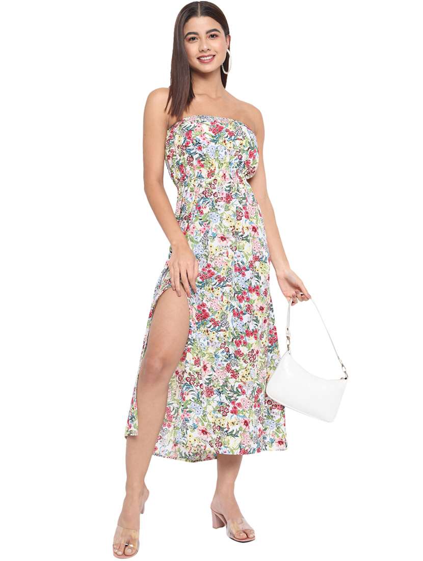 women's tube floral dress - 18396457 -  Zoom Image - 0