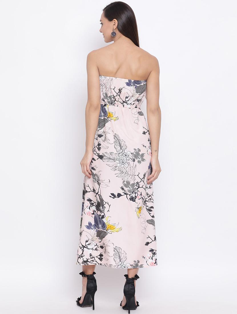 women's tube floral dress - 18396461 - Standard Image - 3