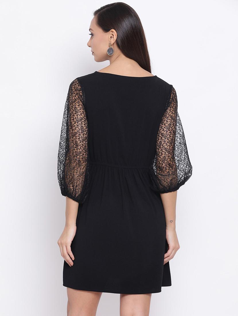 women's solid dress - 18396485 - Standard Image - 3