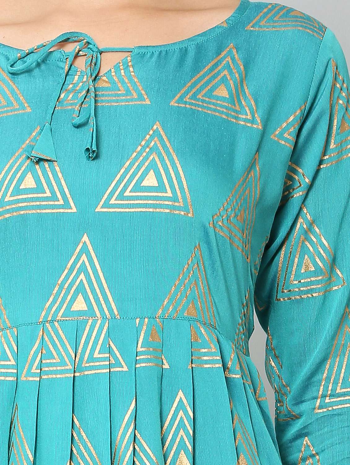 women's flared kurta - 18396763 - Standard Image - 3