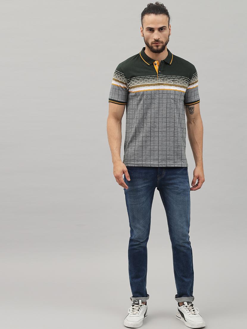 green checkered polo t-shirt - 18396812 - Standard Image - 3