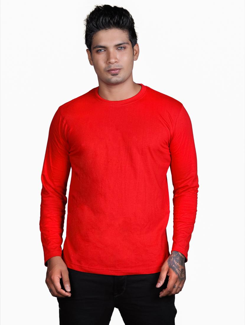 red solid t-shirt - 18396922 - Zoom Image - 0