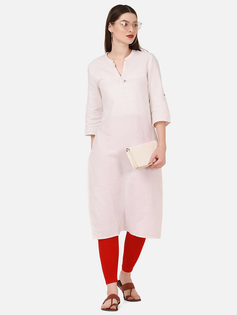 mid rise solid legging - 18397139 - Standard Image - 3