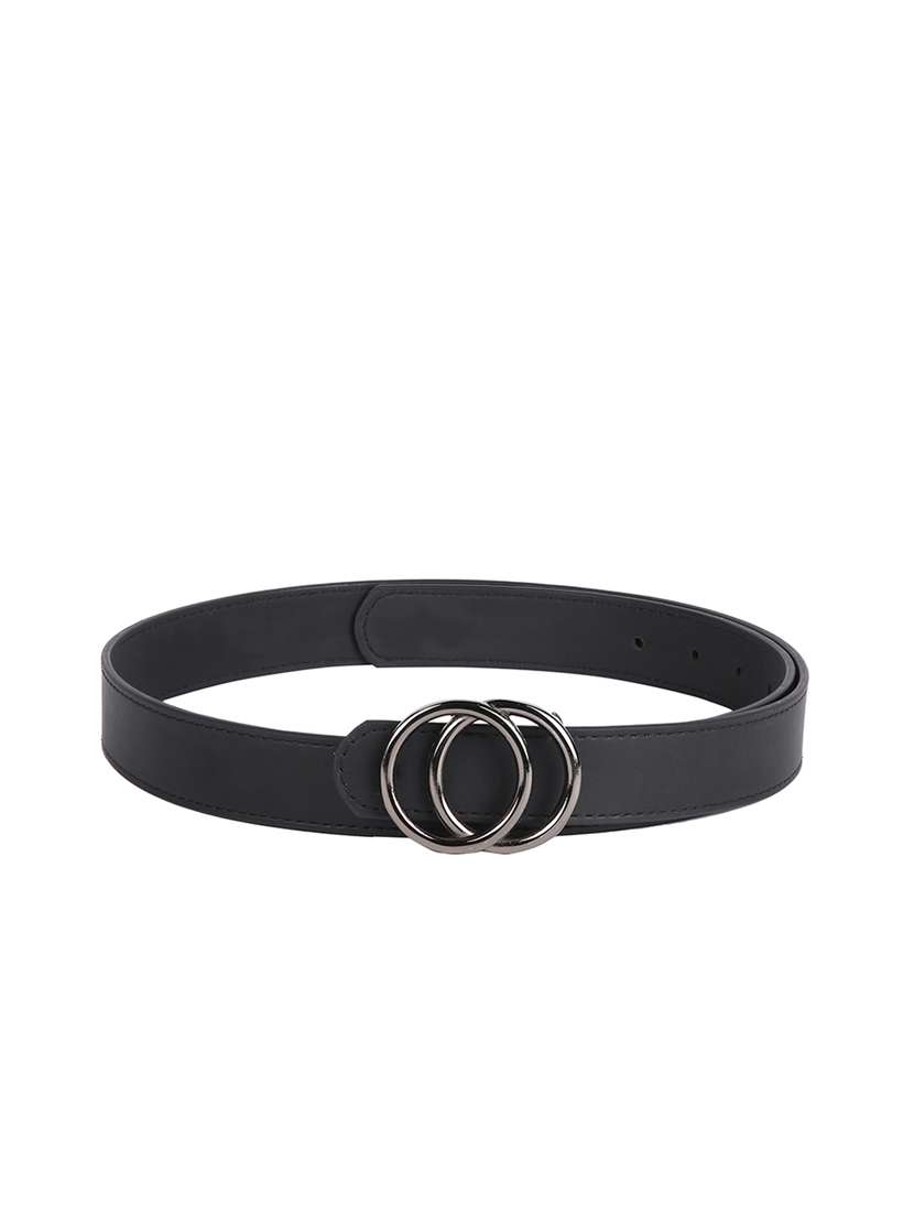 black leatherette (pu belt