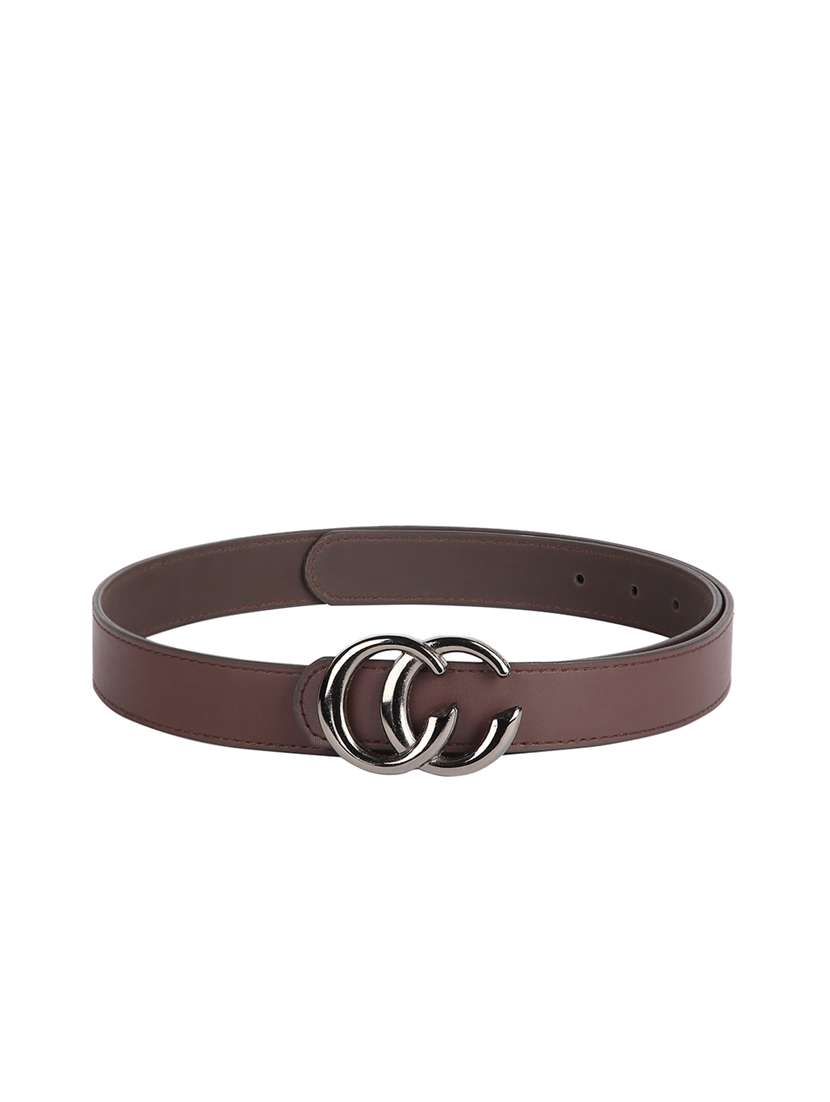 brown leatherette (pu belt