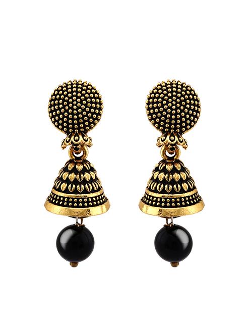 antique finish jhumki earring  - 18397412 -  Standard Image - 0