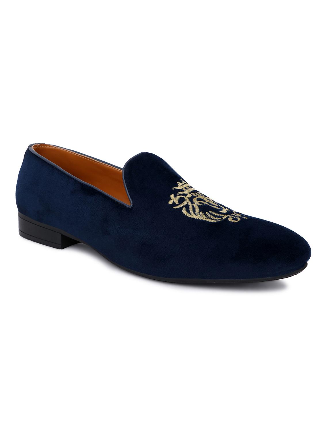 tan synthetic office wear loafers - 18398029 - Standard Image - 3