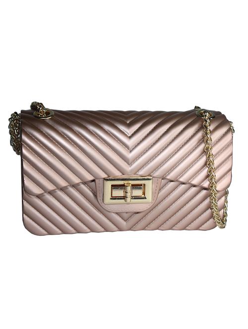 pink textured regular sling bag - 18398231 - Standard Image - 0
