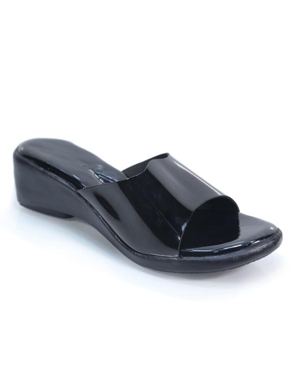 black slip on wedge - 18398462 - Zoom Image - 0