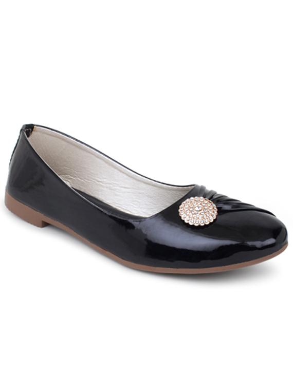 black slip on sandal - 18398521 - Zoom Image - 0