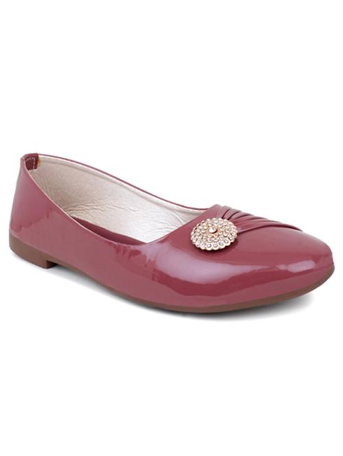 maroon slip on ballerina - 18398522 - Standard Image - 0