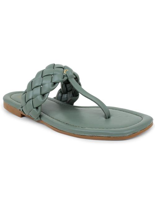 green slip on sandal - 18398535 -  Standard Image - 0