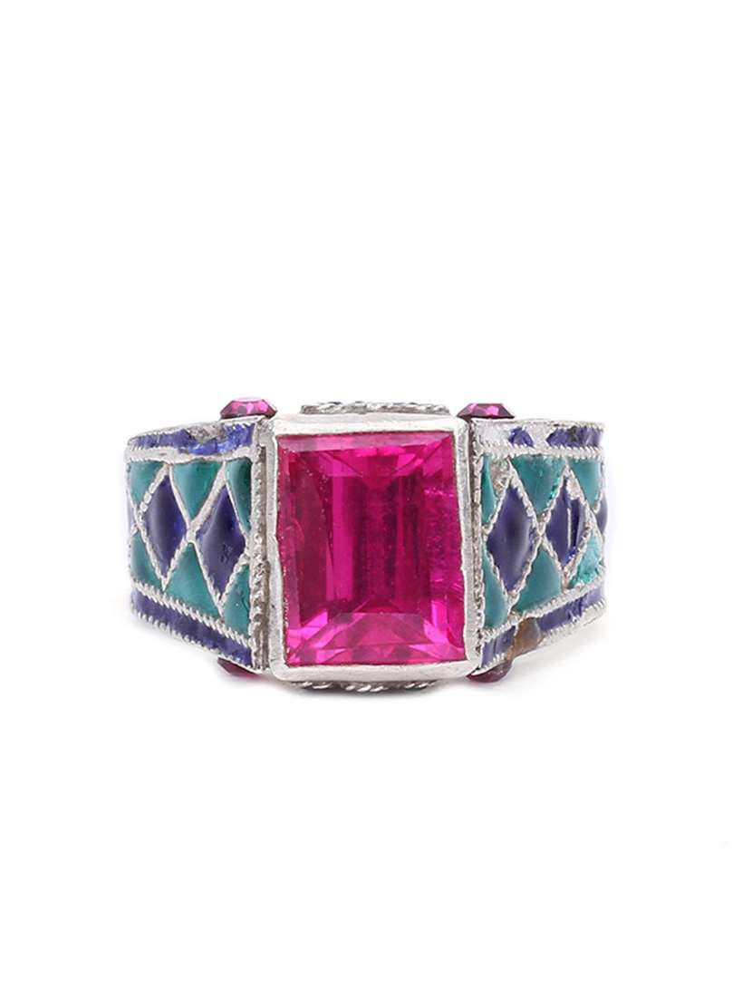 silver handcrafted ring