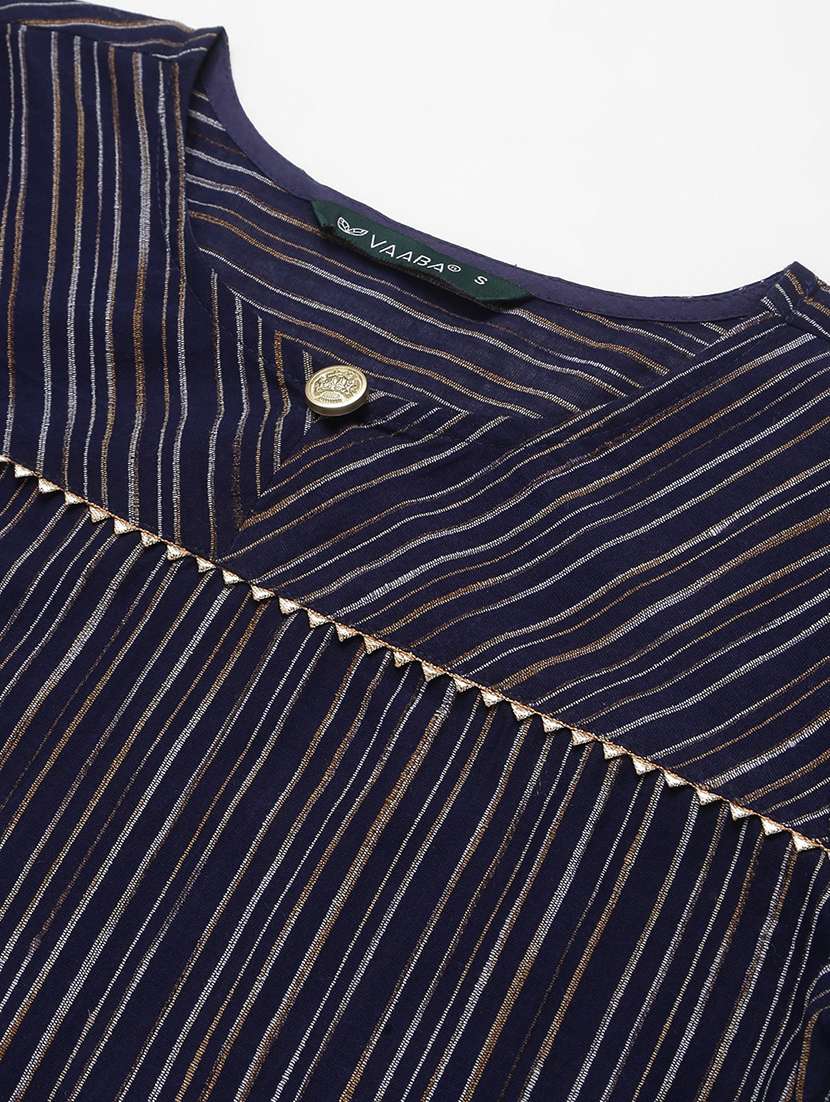 navy gota patti suit set - 18399632 -  Standard Image - 3