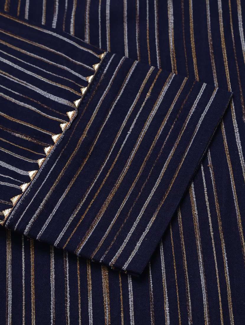 navy gota patti suit set - 18399632 -  Standard Image - 5