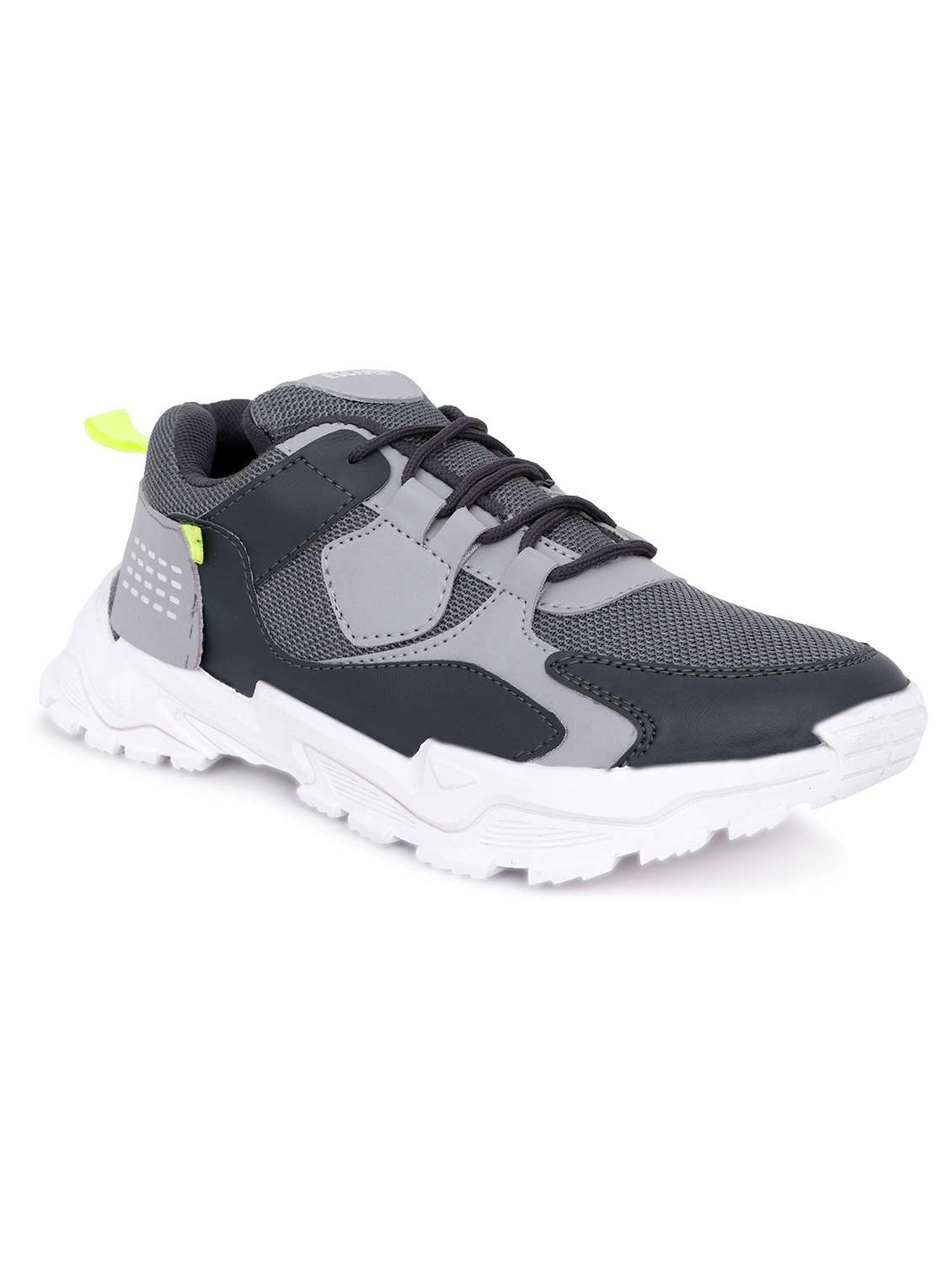 grey  lace up sport shoe