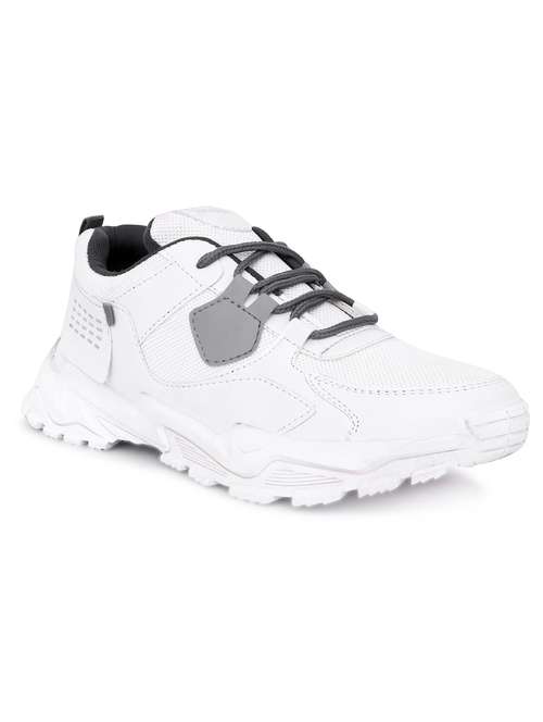 white lace up sport shoe - 18399844 -  Standard Image - 0
