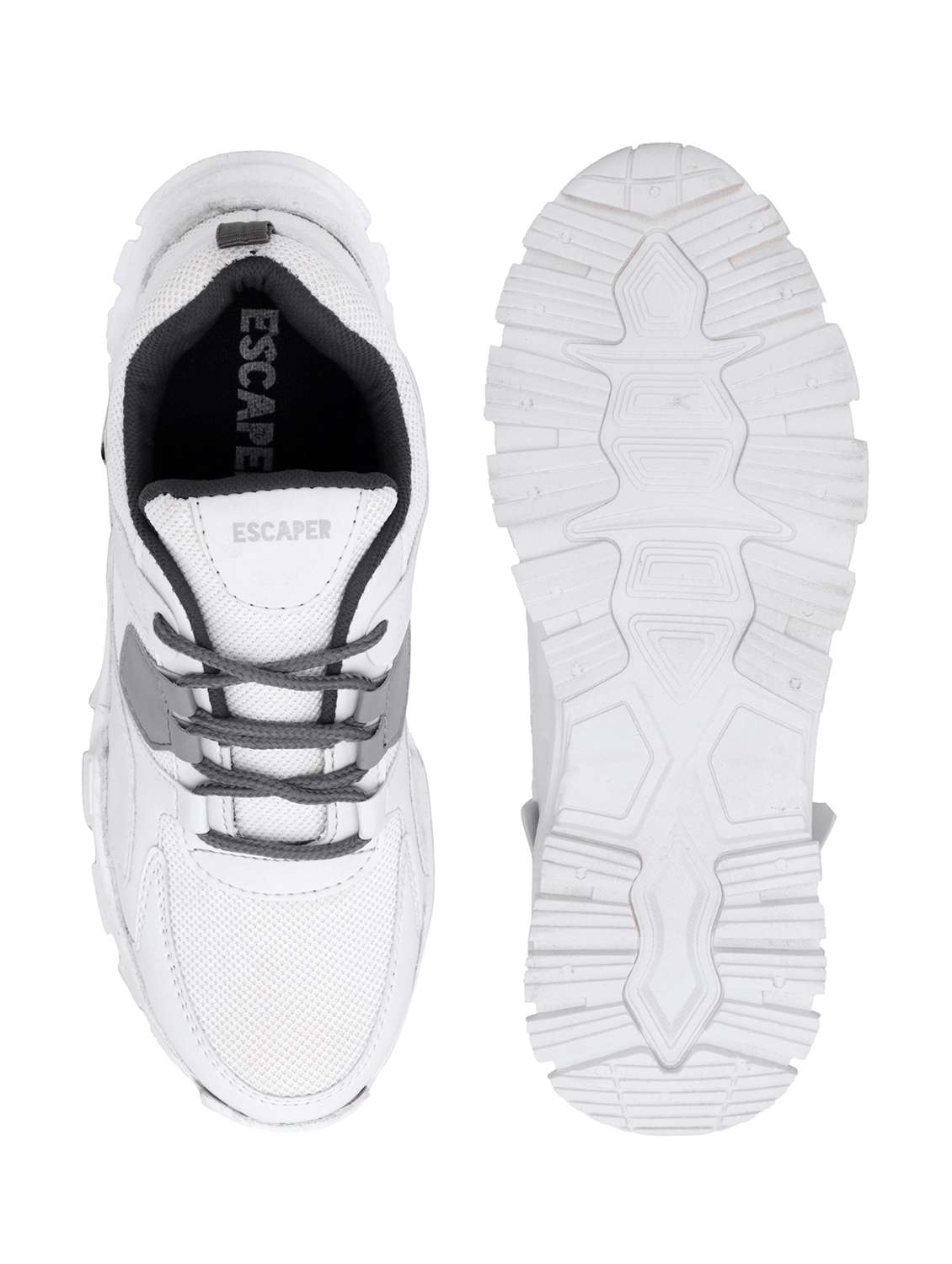 white lace up sport shoe - 18399844 -  Standard Image - 3