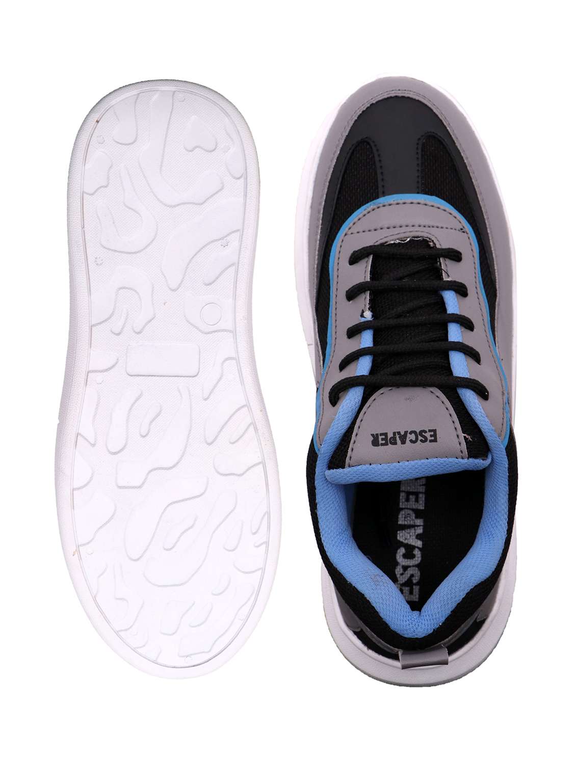 black  lace up sport shoe - 18399851 -  Standard Image - 3