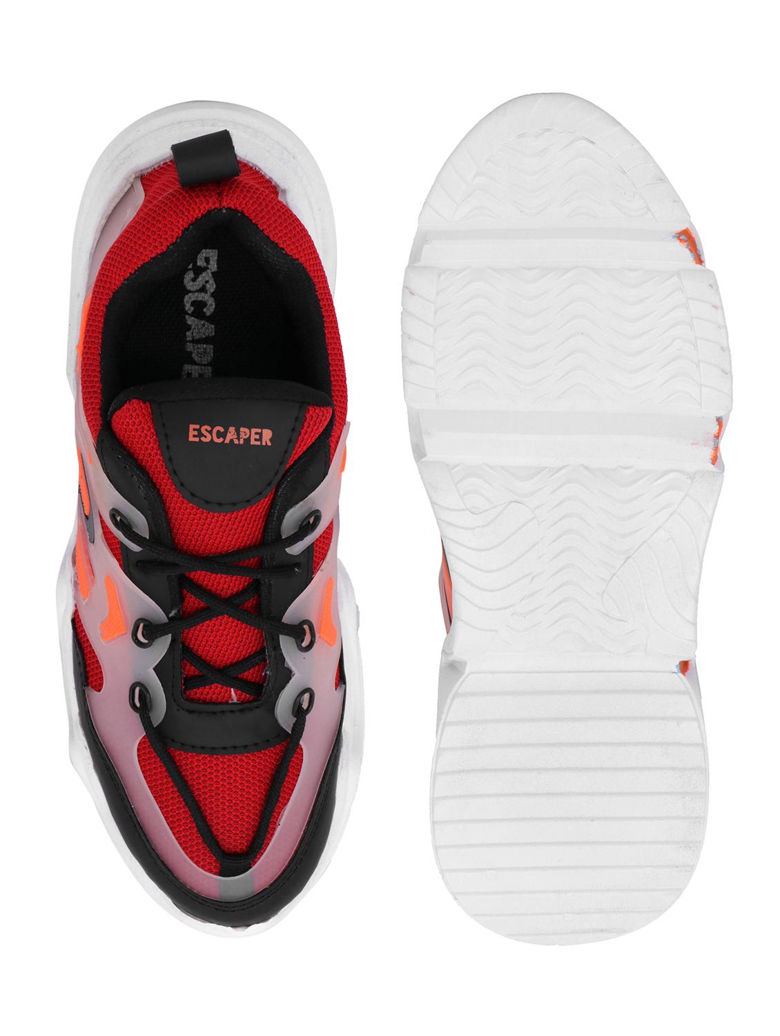 red lace up sport shoe - 18399863 - Standard Image - 3