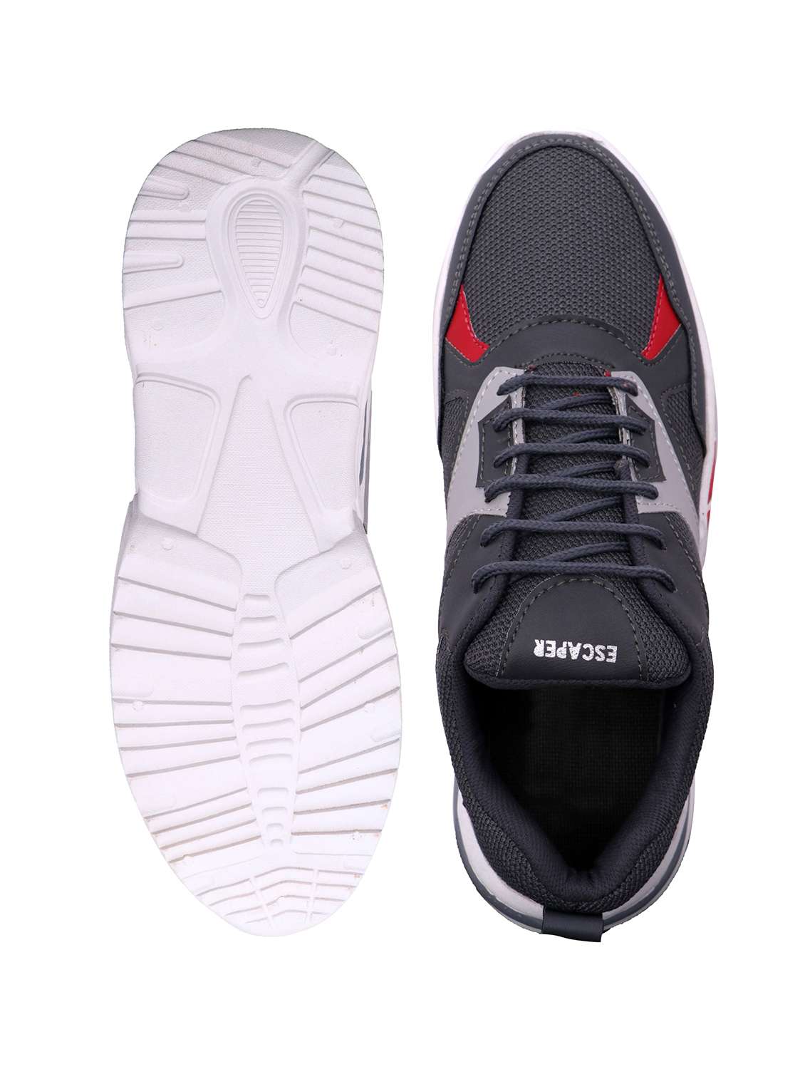 grey lace up sport shoe - 18399918 -  Standard Image - 3