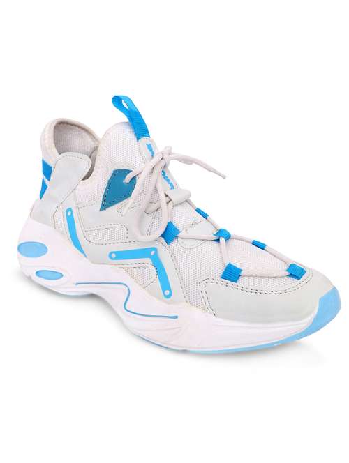 white  lace up sport shoe - 18400100 -  Standard Image - 0