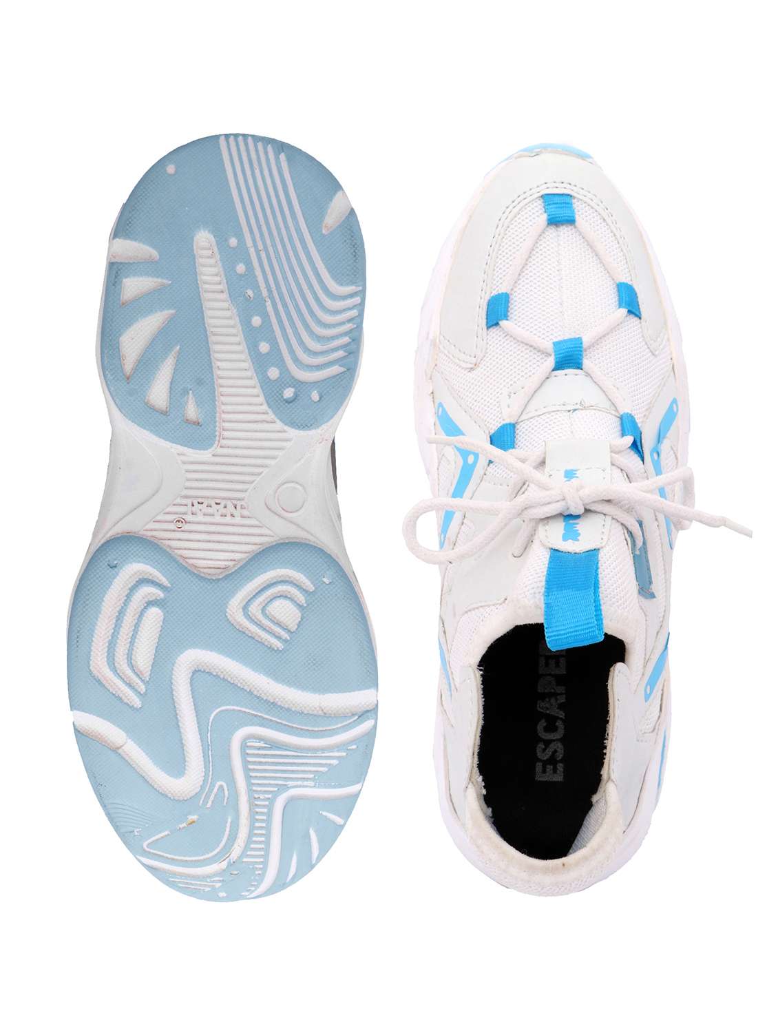 white  lace up sport shoe - 18400100 -  Standard Image - 3