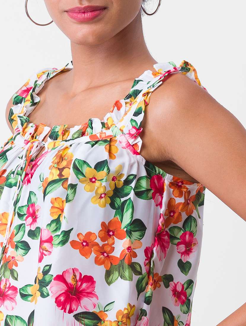 women's straight shoulder strap top - 18400246 -  Standard Image - 5