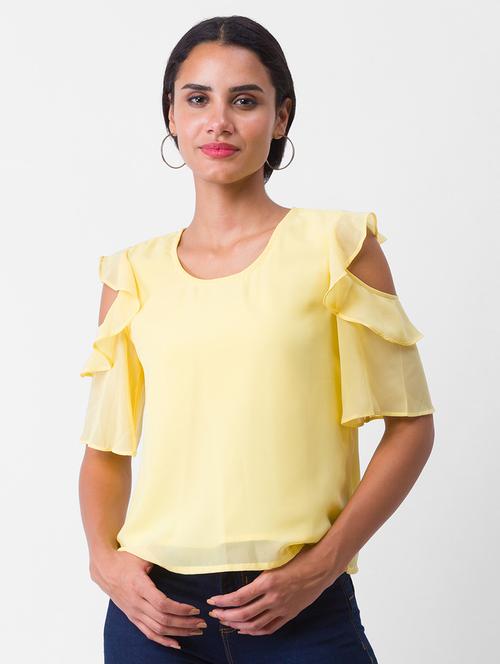 women's straight round neck top - 18400259 -  Standard Image - 0