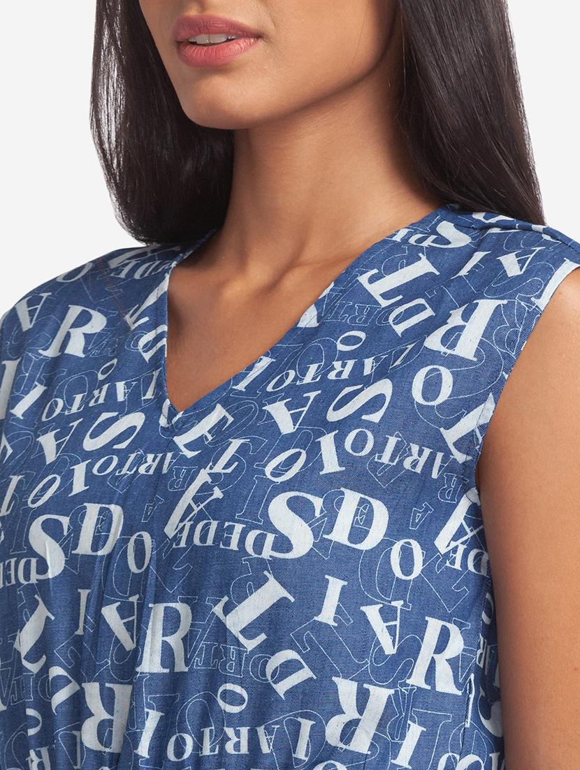 women's crop v neck top - 18400264 - Standard Image - 5